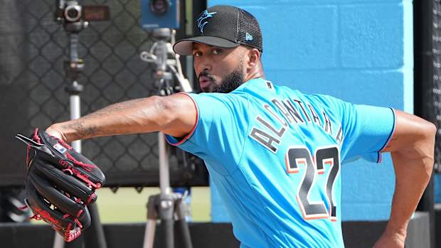 Miami Marlins pitcher Sandy Alcantara